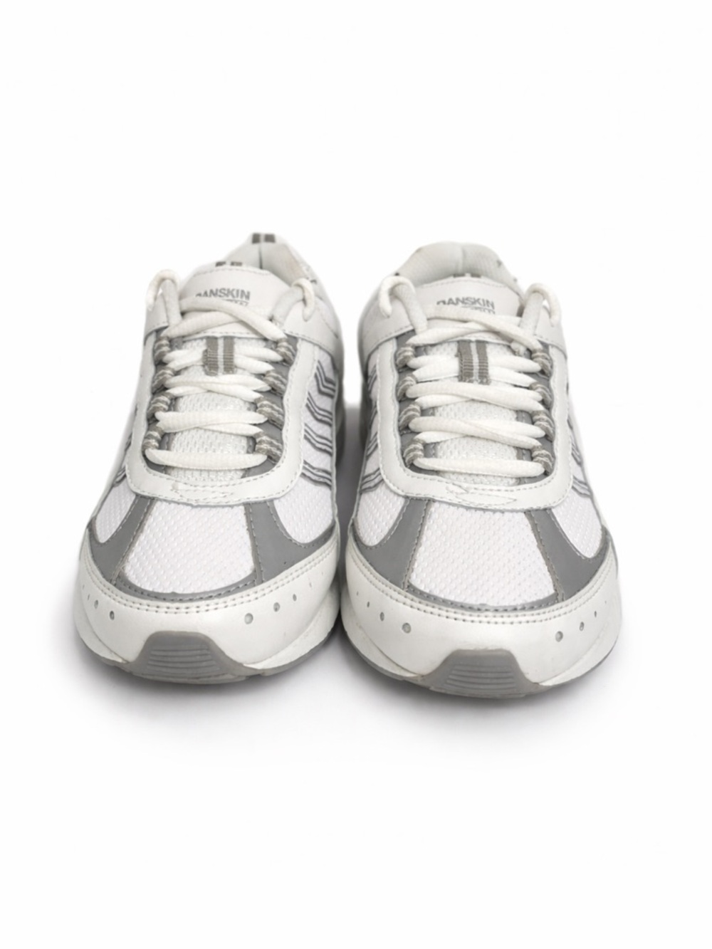 Danskin Women's Athletic Sneakers in White and Gray